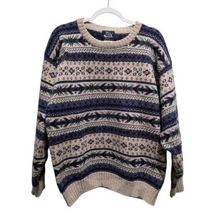 Woolrich Vintage Fair Isle Wool Blend Sweater